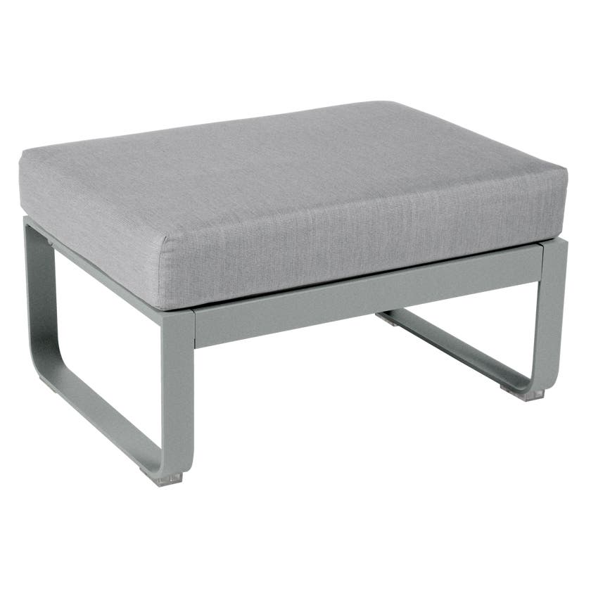 Pouf BELLEVIE de Fermob, Coussin Gris flanelle, Gris lapilli Pouf BELLEVIE de Fermob, Coussin Gris flanelle, Gris lapilli