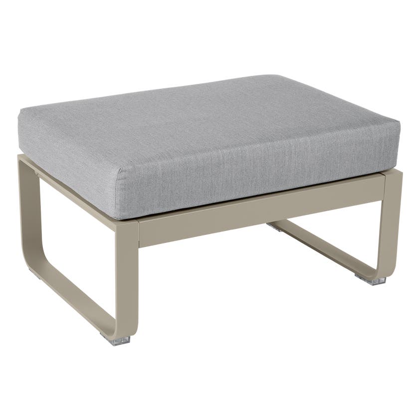 Pouf BELLEVIE de Fermob, Coussin Gris flanelle, Muscade Pouf BELLEVIE de Fermob, Coussin Gris flanelle, Muscade