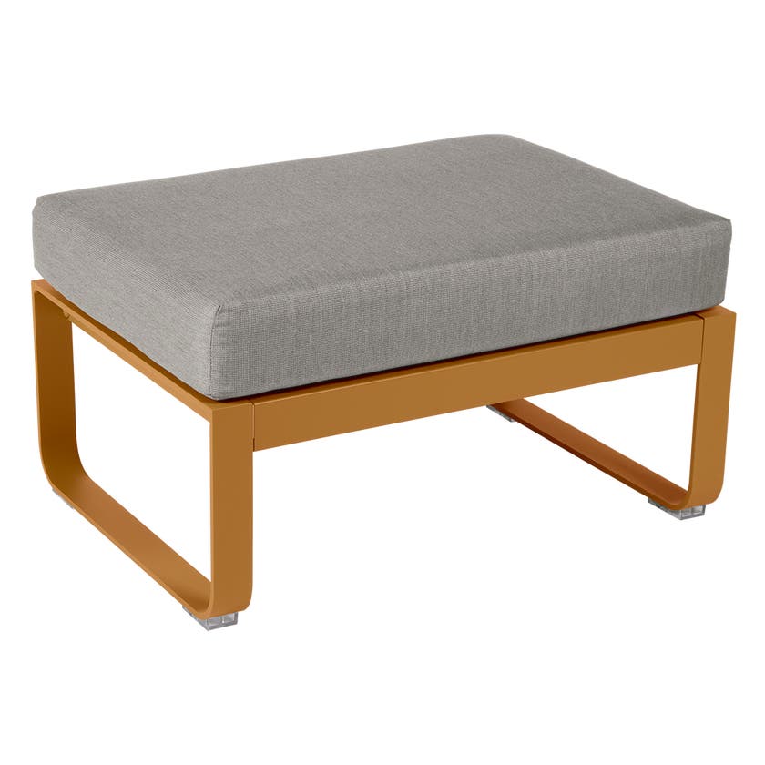 Pouf BELLEVIE de Fermob, Coussin Taupe grisé, Pain d'épices Pouf BELLEVIE de Fermob, Coussin Taupe grisé, Pain d'épices