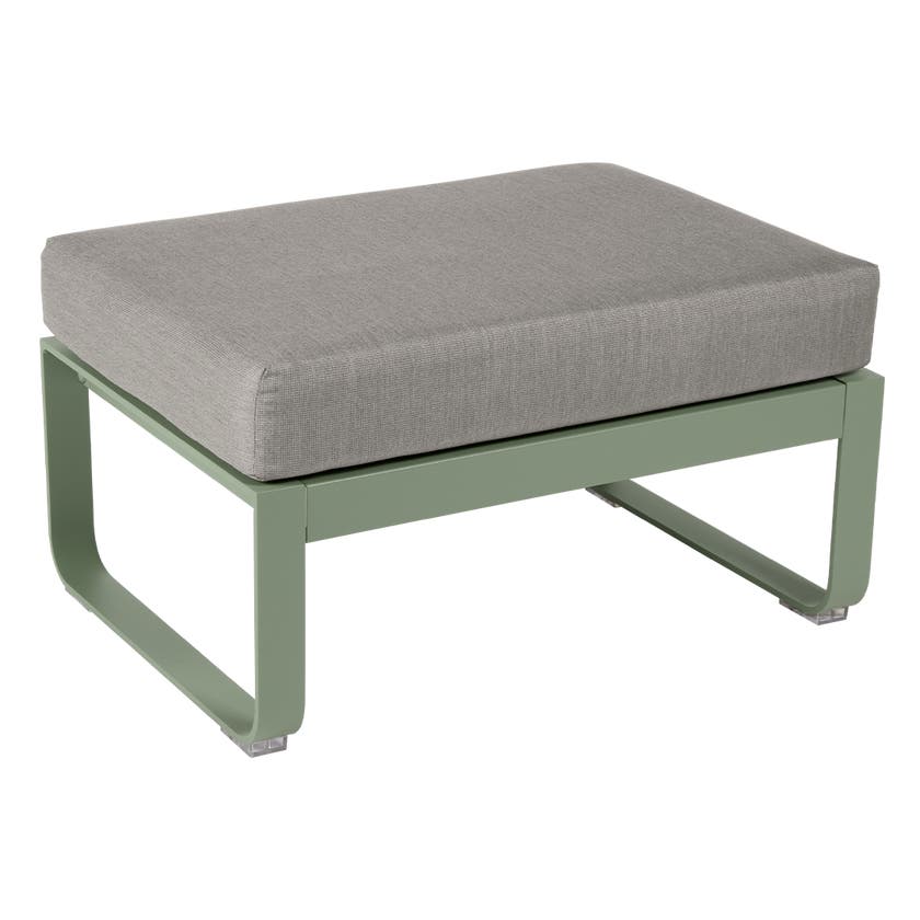 Pouf BELLEVIE de Fermob, Coussin Taupe grisé, Cactus Pouf BELLEVIE de Fermob, Coussin Taupe grisé, Cactus