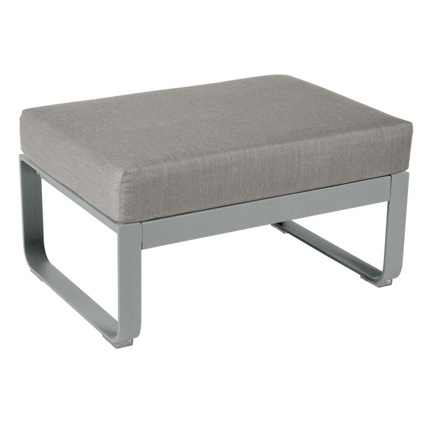 Pouf BELLEVIE de Fermob, Coussin Taupe grisé, Gris lapilli Pouf BELLEVIE de Fermob, Coussin Taupe grisé, Gris lapilli