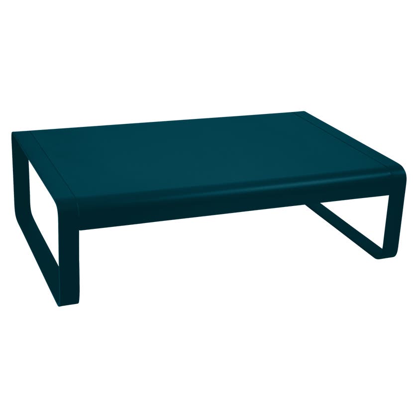 Table basse BELLEVIE de Fermob, bleu acapulco Table basse BELLEVIE de Fermob, bleu acapulco
