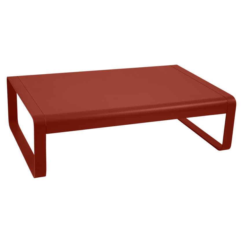 Table basse BELLEVIE de Fermob, ocre rouge Table basse BELLEVIE de Fermob, ocre rouge