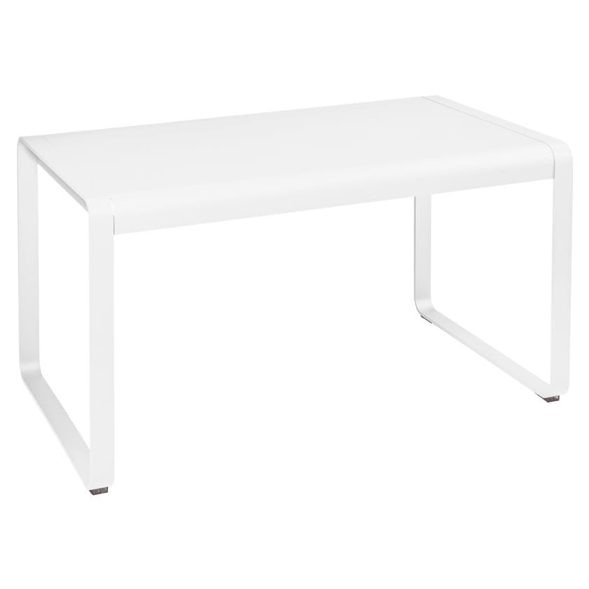 Table BELLEVIE de Fermob, 140 x 80, Blanc coton Table BELLEVIE de Fermob, 140 x 80, Blanc coton