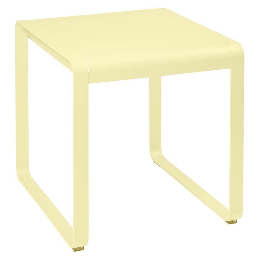 Table BELLEVIE de Fermob, 74 x 80, Citron givré Table BELLEVIE de Fermob, 74 x 80, Citron givré