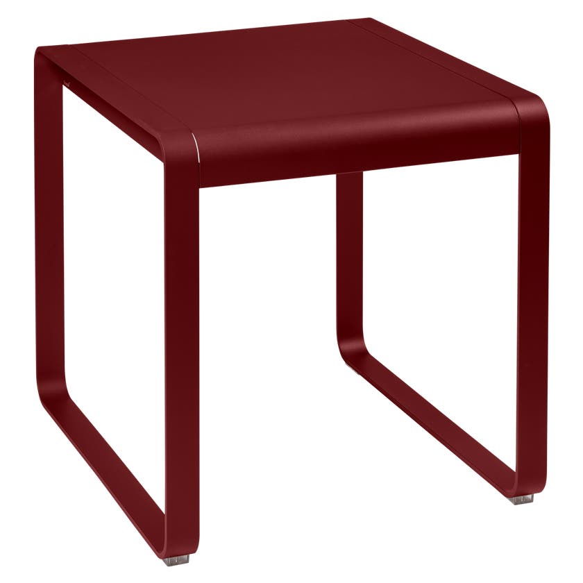 Table BELLEVIE de Fermob, 74 x 80, Piment Table BELLEVIE de Fermob, 74 x 80, Piment