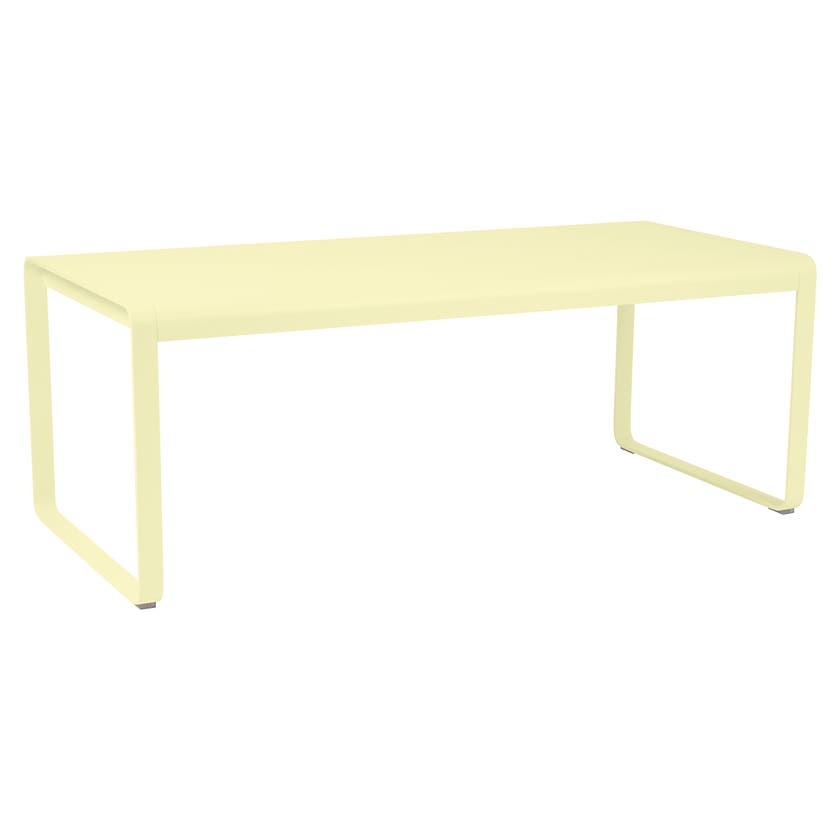 Table BELLEVIE de Fermob, Citron givré Table BELLEVIE de Fermob, Citron givré