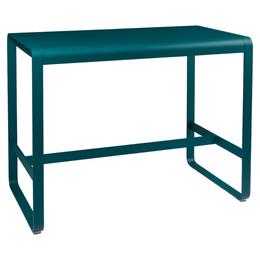 Table haute BELLEVIE de Fermob, 140 x 80, Bleu acapulco Table haute BELLEVIE de Fermob, 140 x 80, Bleu acapulco