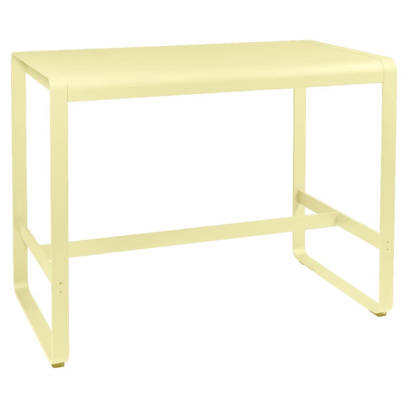 Table haute BELLEVIE de Fermob, 140 x 80, Citron givré Table haute BELLEVIE de Fermob, 140 x 80, Citron givré