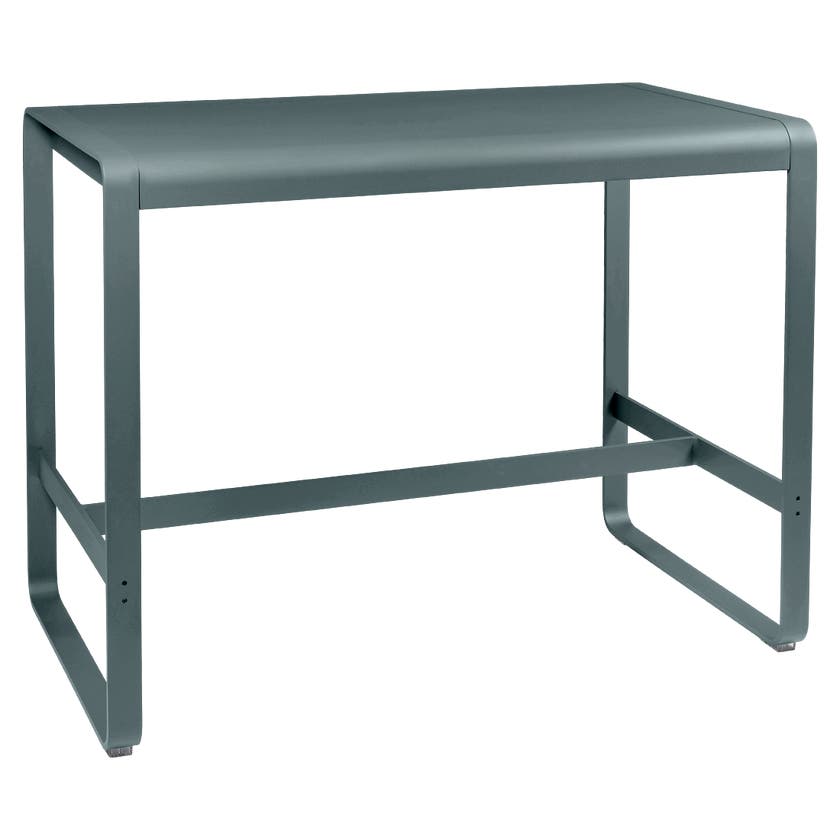 Table haute BELLEVIE de Fermob, 140 x 80, Gris orage Table haute BELLEVIE de Fermob, 140 x 80, Gris orage