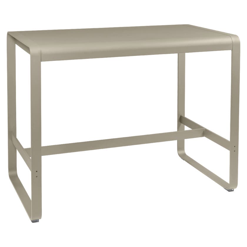 Table haute BELLEVIE de Fermob, 140 x 80, Muscade Table haute BELLEVIE de Fermob, 140 x 80, Muscade