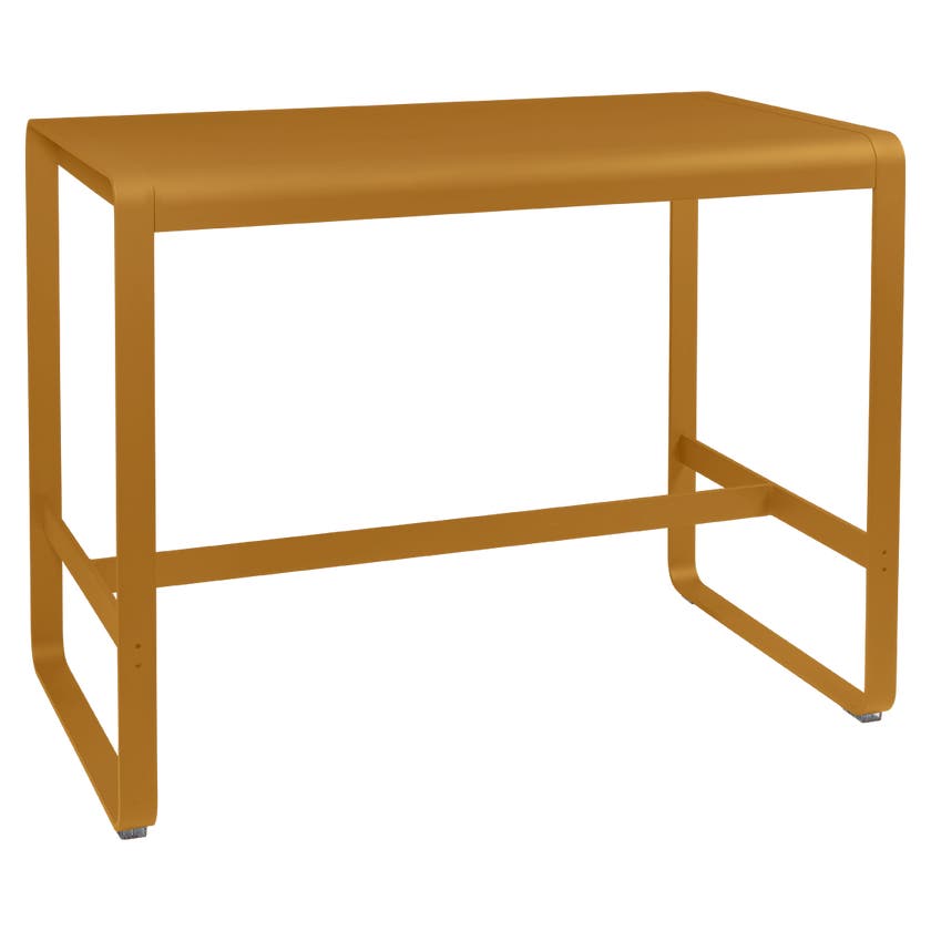 Table haute BELLEVIE de Fermob, 140 x 80, Pain d'épices Table haute BELLEVIE de Fermob, 140 x 80, Pain d'épices