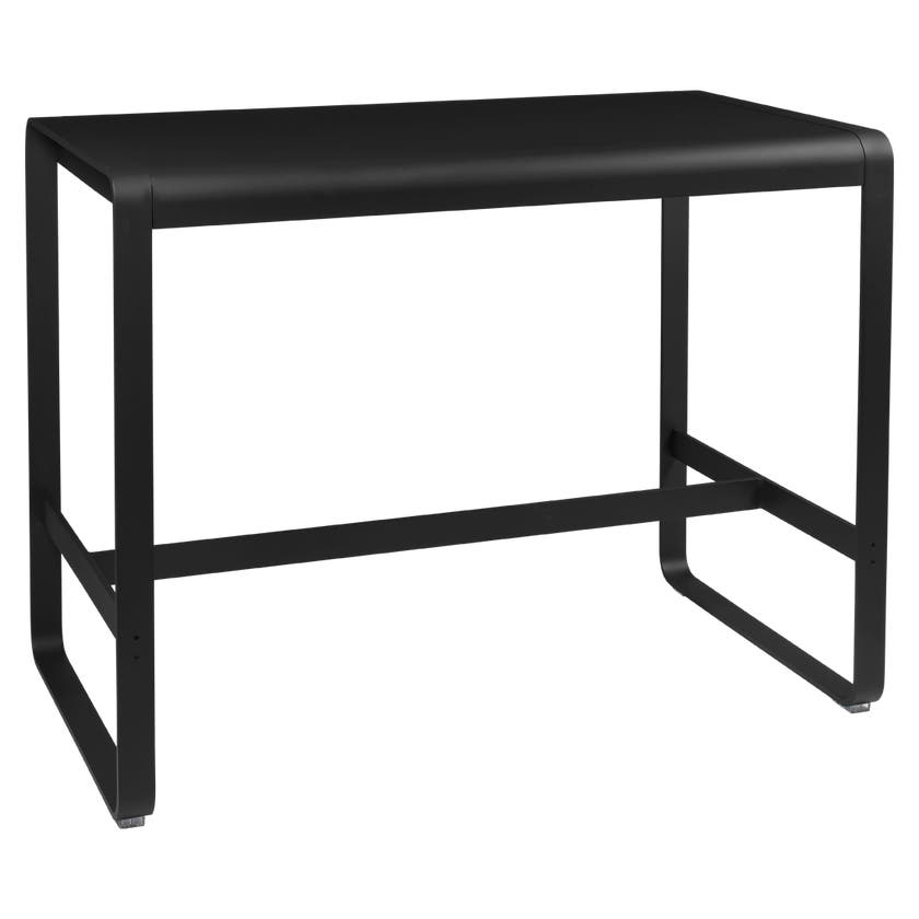 Table haute BELLEVIE de Fermob, 140 x 80, Réglisse Table haute BELLEVIE de Fermob, 140 x 80, Réglisse