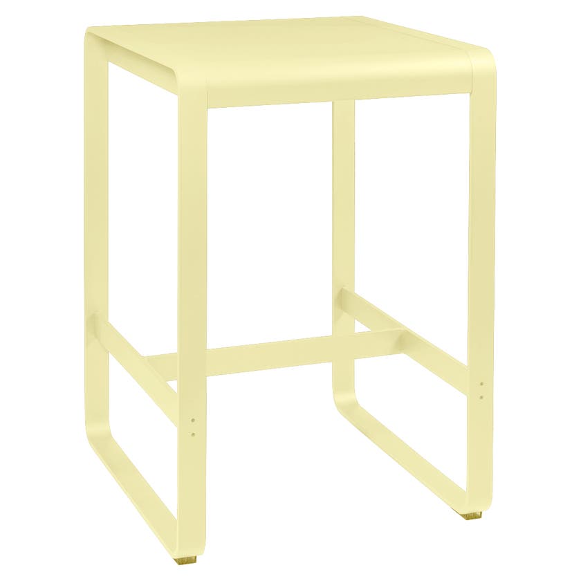 Table haute BELLEVIE de Fermob, 74 x 80, Citron givré Table haute BELLEVIE de Fermob, 74 x 80, Citron givré