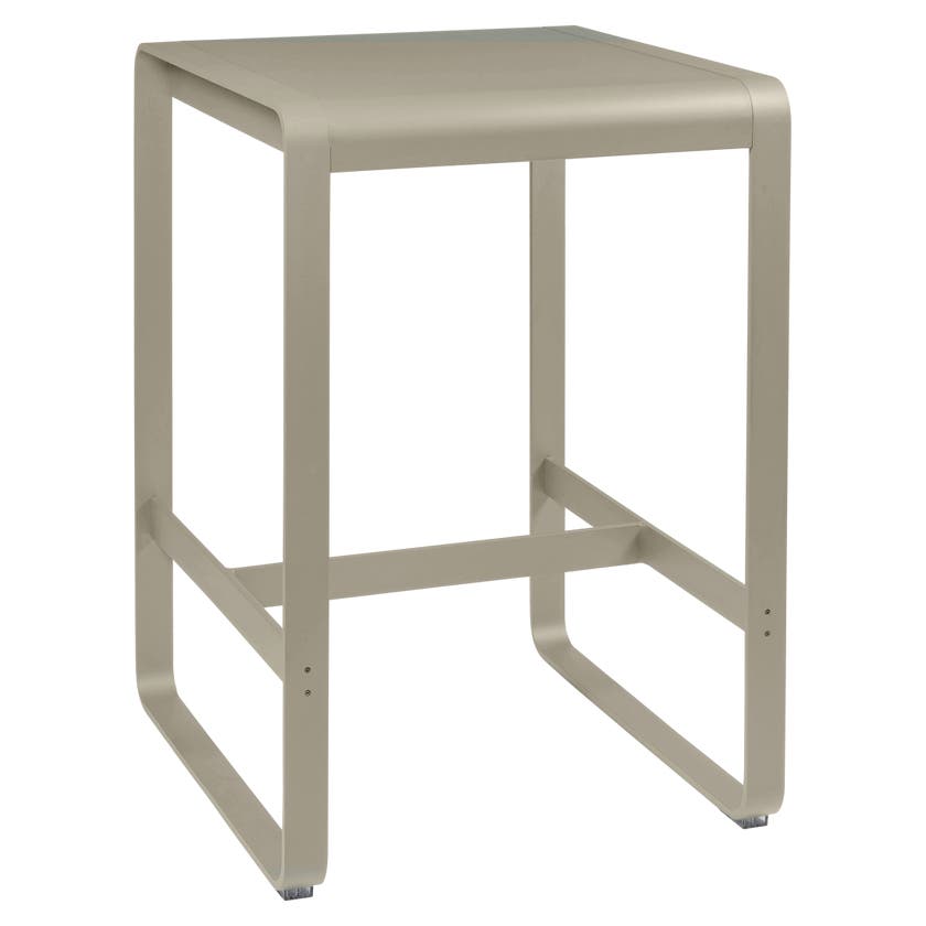 Table haute BELLEVIE de Fermob, 74 x 80, Muscade Table haute BELLEVIE de Fermob, 74 x 80, Muscade