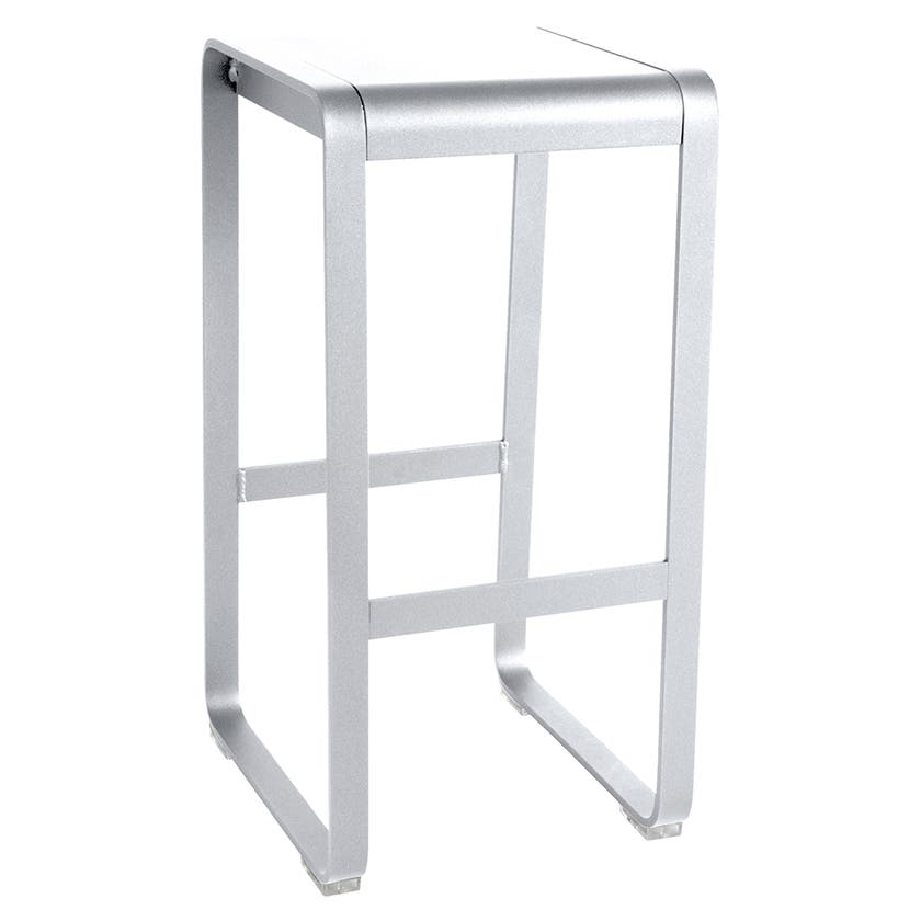 Tabouret haut sans dossier BELLEVIE de Fermob, Blanc coton Tabouret haut sans dossier BELLEVIE de Fermob, Blanc coton