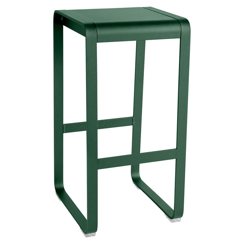 Tabouret haut sans dossier BELLEVIE de Fermob, Vert cèdre Tabouret haut sans dossier BELLEVIE de Fermob, Vert cèdre
