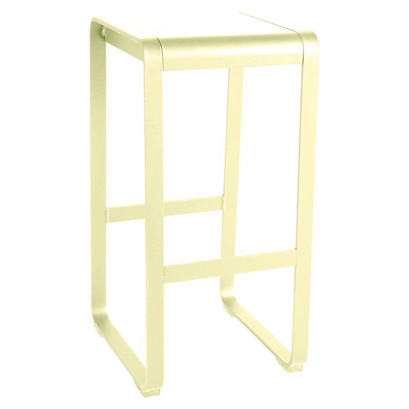Tabouret haut sans dossier BELLEVIE de Fermob, Citron givré Tabouret haut sans dossier BELLEVIE de Fermob, Citron givré