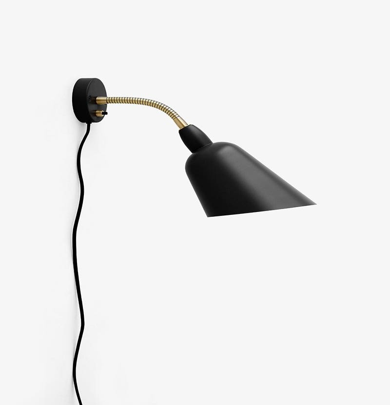 Applique BELLEVUE AJ9 de &TRADITION, Black & Brass