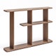 Bibliothèque TEHEME basse 197 de Drugeot, 197x30x80, finition noyer