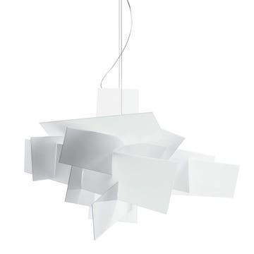 Suspension BIG BANG LED XL de Foscarini, avec variateur, Blanc