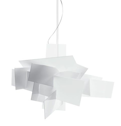 Suspension BIG BANG LED XL de Foscarini, avec variateur, Blanc