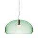 Suspension BIG FL/Y de Kartell, Vert sauge