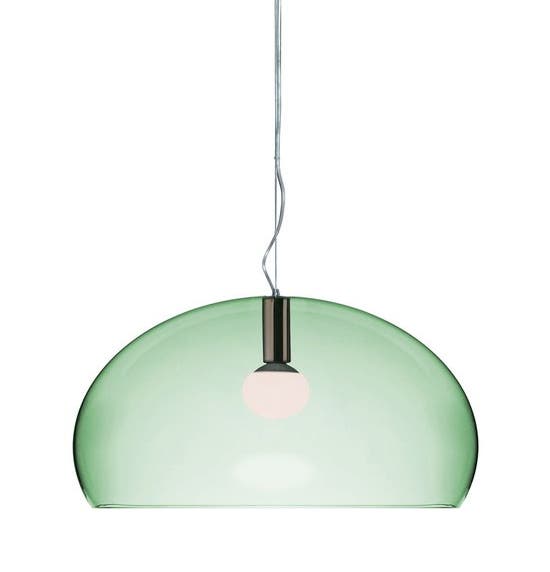 Suspension BIG FL/Y de Kartell, Vert sauge