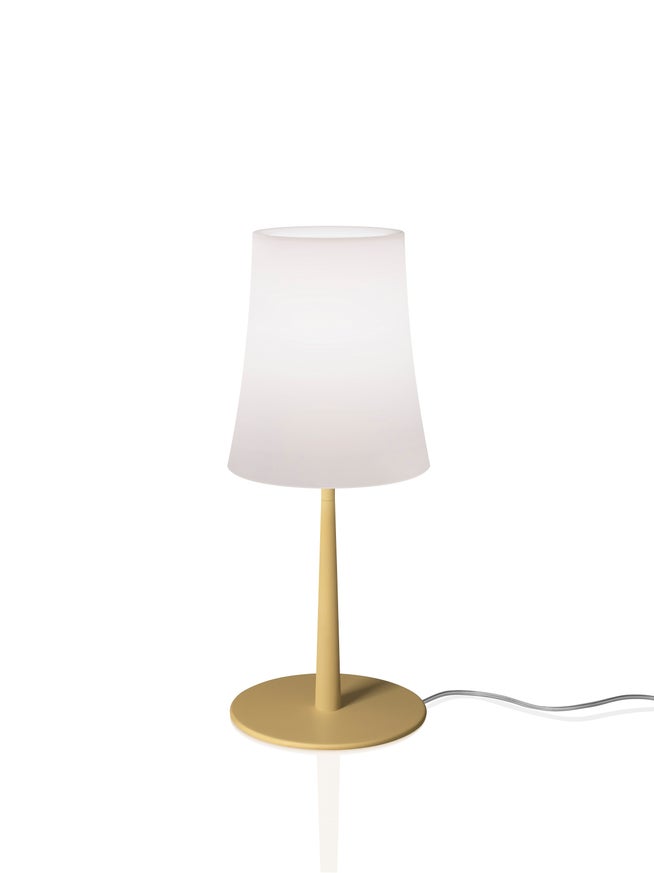 Lampe à poser BIRDIE EASY de Foscarini, Jaune sable Lampe à poser BIRDIE EASY de Foscarini, Jaune sable