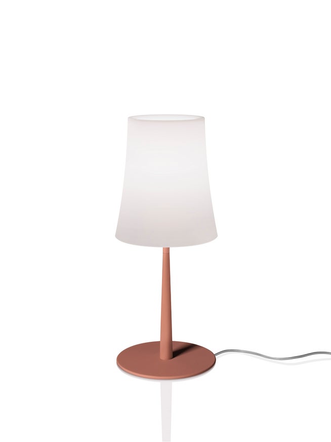 Lampe à poser BIRDIE EASY de Foscarini, Rouge brique Lampe à poser BIRDIE EASY de Foscarini, Rouge brique