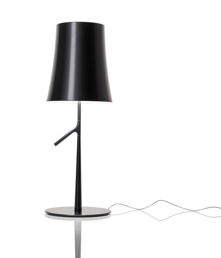 Lampe à poser BIRDIE GRANDE ON/OFF de Foscarini, Graphite Lampe à poser BIRDIE GRANDE ON/OFF de Foscarini, Graphite