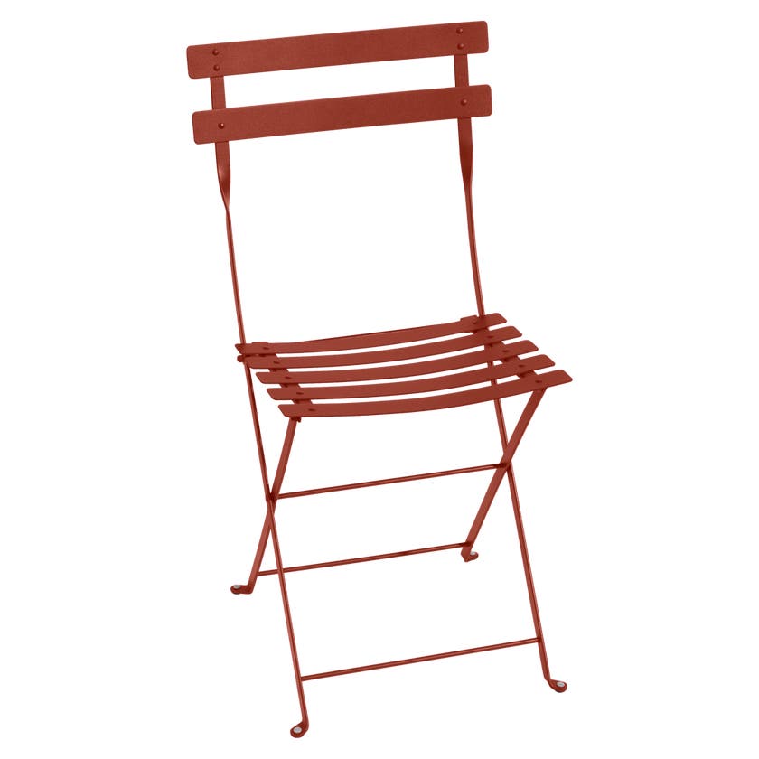 Chaise BISTRO métal de Fermob, ocre rouge Chaise BISTRO métal de Fermob, ocre rouge