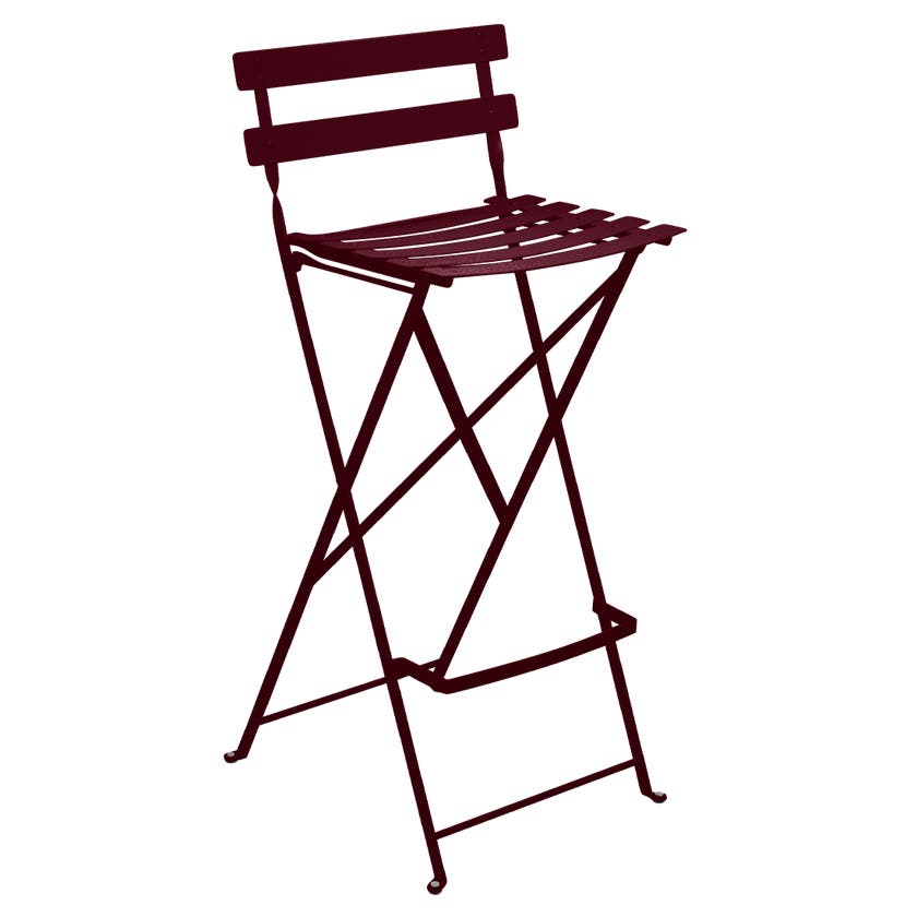 Tabouret haut BISTRO de Fermob, Cerise noire Tabouret haut BISTRO de Fermob, Cerise noire