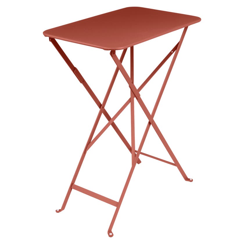 Table rectangulaire BISTRO 37 x 57 cm de Fermob, ocre rouge Table rectangulaire BISTRO 37 x 57 cm de Fermob, ocre rouge