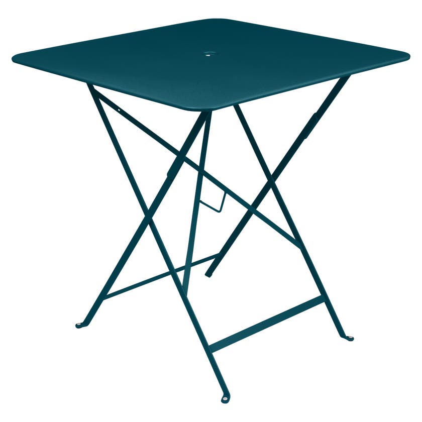 Table carrée BISTRO 71x71 bleu acapulco de Fermob Table carrée BISTRO 71x71 bleu acapulco de Fermob