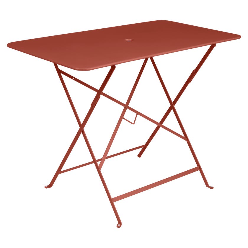 Table rectangulaire 97 x 57 cm BISTRO de Fermob, ocre rouge Table rectangulaire 97 x 57 cm BISTRO de Fermob, ocre rouge