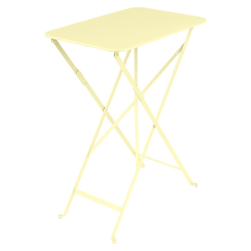Table rectangulaire BISTRO 37 x 57 cm de Fermob, Citron givré Table rectangulaire BISTRO 37 x 57 cm de Fermob, Citron givré