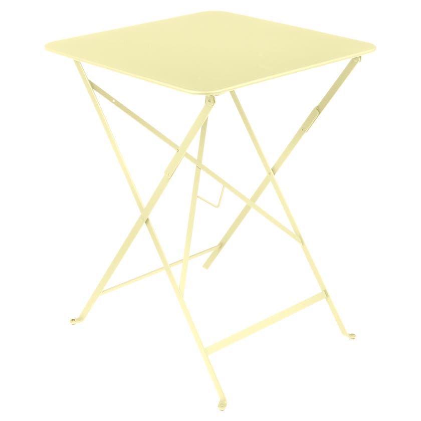 Table carrée BISTRO de Fermob, 57x57, Citron givré Table carrée BISTRO de Fermob, 57x57, Citron givré