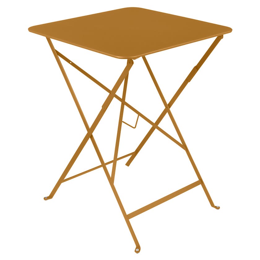 Table carrée BISTRO de Fermob, 57x57, Pain d'épices Table carrée BISTRO de Fermob, 57x57, Pain d'épices
