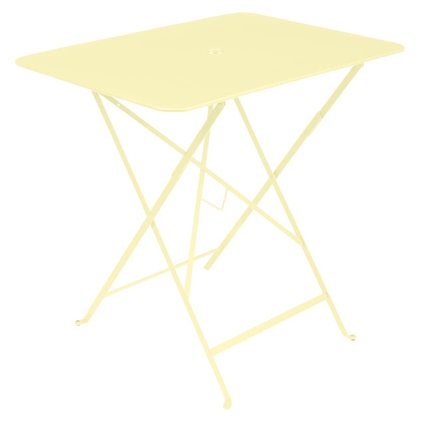Table rectangulaire 77 x 57 cm Bistro de Fermob, Citron givré Table rectangulaire 77 x 57 cm Bistro de Fermob, Citron givré