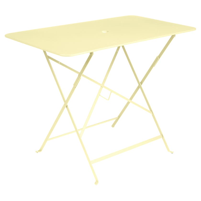 Table rectangulaire 97 x 57 cm BISTRO de Fermob, Citron givré Table rectangulaire 97 x 57 cm BISTRO de Fermob, Citron givré