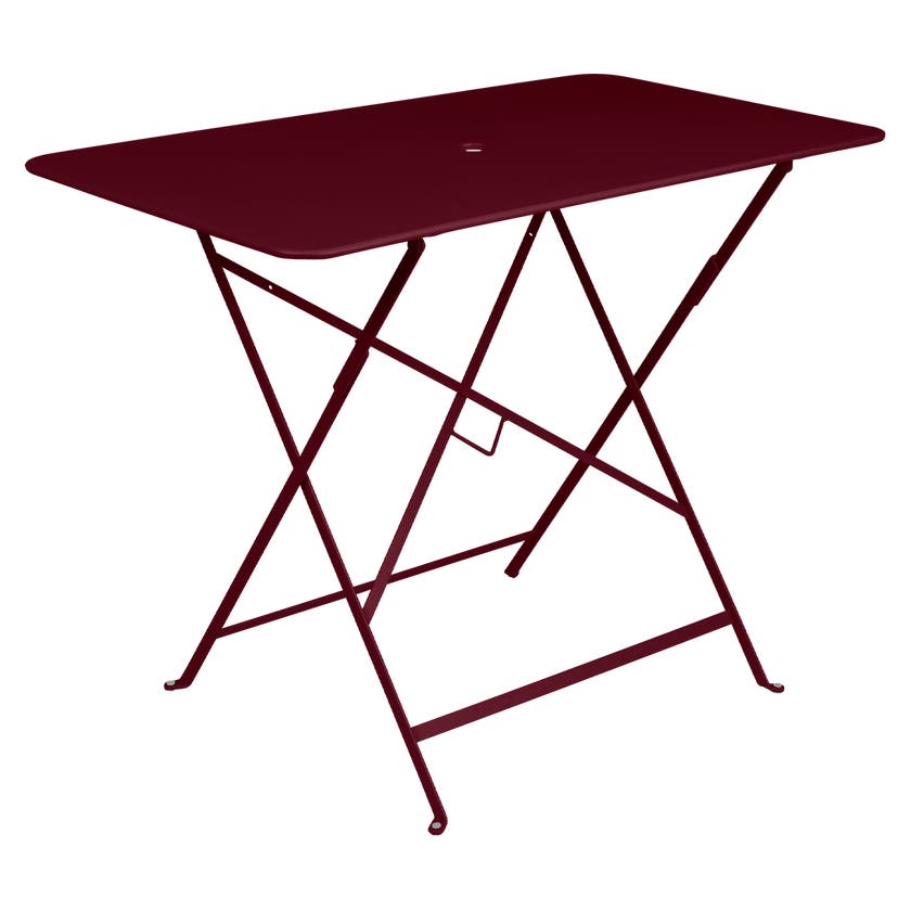 Table rectangulaire 97 x 57 cm BISTRO de Fermob, Cerise noire Table rectangulaire 97 x 57 cm BISTRO de Fermob, Cerise noire