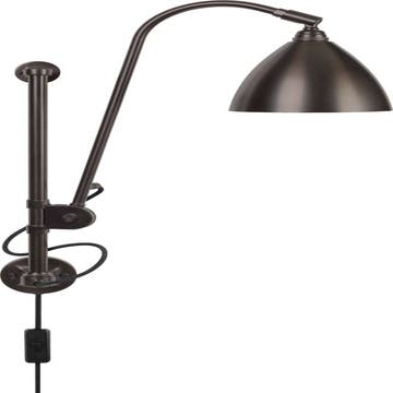 Applique murale BL5 de Gubi, Structure laiton noir, Noir