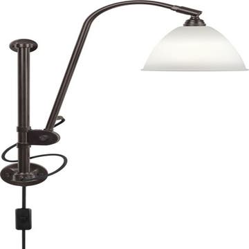 Applique murale BL5 de Gubi, Structure laiton noir, Porcelaine