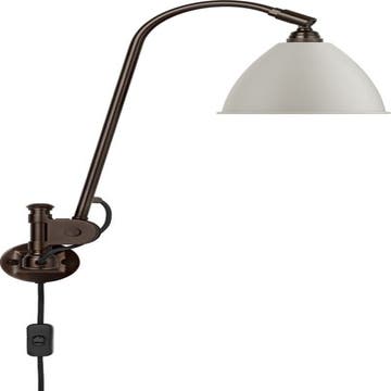 Applique murale BL6 de Gubi, Structure laiton noir, Blanc