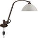 Applique murale BL6 de Gubi, Structure laiton noir, Blanc