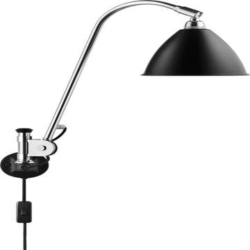 Applique murale BL6 de Gubi, Structure chrome, Noir