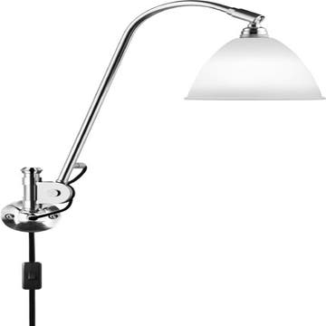 Applique murale BL6 de Gubi, Structure chrome, Porcelaine