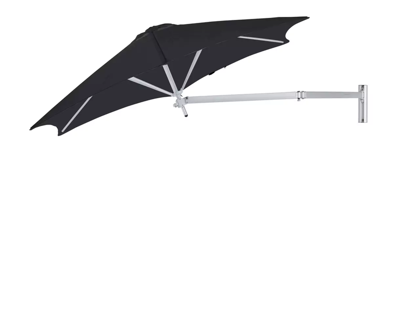 Parasol PARAFLEX NEO Ø.270 cm de Umbrosa, Tissu Sunbrella, Black Parasol PARAFLEX NEO Ø.270 cm de Umbrosa, Tissu Sunbrella, Black