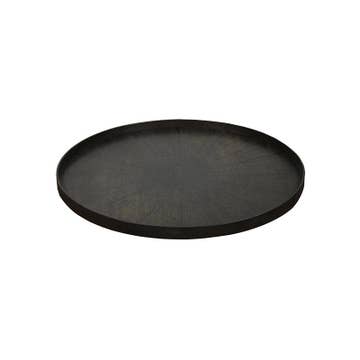 Plateau BLACK SLICE XL de Notre Monde, Noir